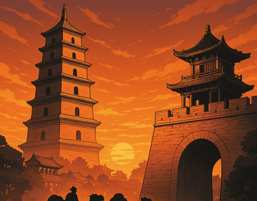 Virtuális séta a Selyemút épített örökségei között – 1. rész: Xi’an, a Selyemút keleti kapuja (HSZIAN, KÍNA)